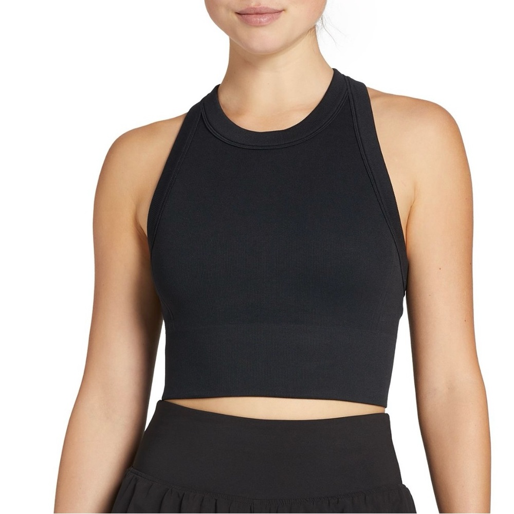 NWT DSG High Neck Brami in Pure Black